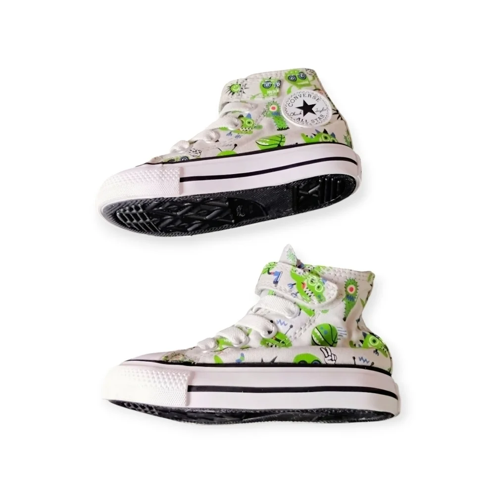 Converse Creature Feature High Tops Toddler Size 5 Canvas